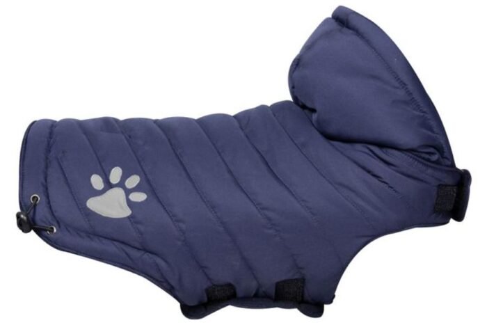 ძაღლის ქურთუკი ლურჯი 45სმ / Dog coat paw blue 45cm - Image 2