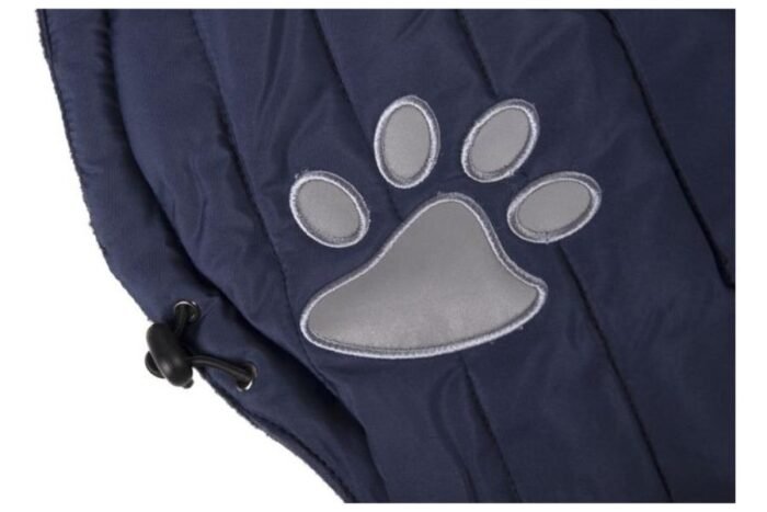 ძაღლის ქურთუკი ლურჯი 45სმ / Dog coat paw blue 45cm - Image 4