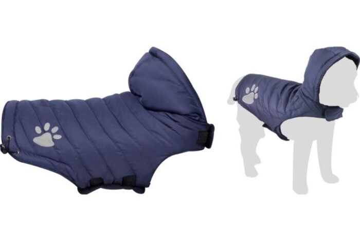 ძაღლის ქურთუკი ლურჯი 45სმ / Dog coat paw blue 45cm - Image 1