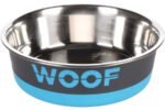 ჯამი მეტალის ცისფერი 900მლ 17,3სმ / Bowl woof grey/blue 900ml 17,3cm