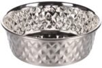 ჯამი უჟანგავი ფოლადის 1000მლ 17სმ / Feeding snd drinking bowl stainless steel 1000ml 17cm