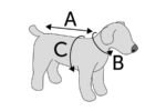 ძაღლის ქურთუკი ლურჯი 45სმ / Dog coat paw blue 45cm - Image 7