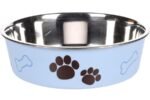 ჯამი მეტალის ცისფერი 1500მლ 21სმ / Feeding bowl kena light blue 1500ml 21cm