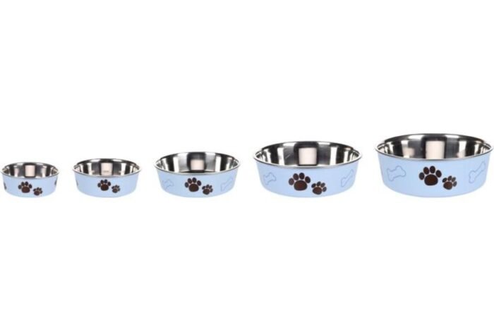 ჯამი მეტალის ცისფერი 1500მლ 21სმ / Feeding bowl kena light blue 1500ml 21cm - Image 2