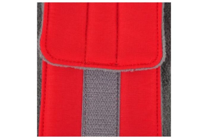 ძაღლის საწვიმარი წითელი 45სმ / Rain coat Juno red 45cm - Image 6