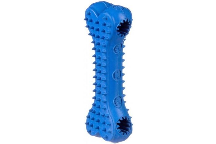 BARRY KING  rubber bone for treats,dark blue,  15cm - Image 1