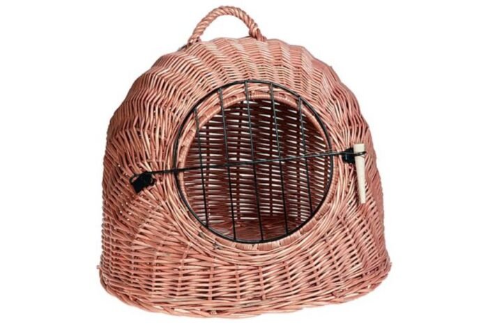 CAT BASKET WILLOW WITH DOOR 50 CM - Image 1