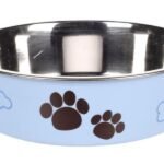 ჯამი მეტალის ცისფერი 1500მლ 21სმ / Feeding bowl kena light blue 1500ml 21cm