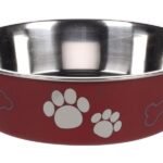ჯამი მეტალის წითელი 800მლ 17სმ / Feeding bowl kena red 800ml 17cm