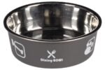 ჯამი მეტალის ნაცრისფერი 300მლ 12სმ / Feeding bowl kena grey 300ml 12cm