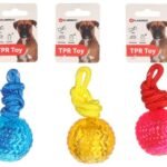 DT TPR MISSY BALL WITH ROPE LONG 6,5CM ASSORTMENT