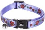 CAT COLLAR ZIGGI FLOWER LILAC 20-35CM 10MM - Image 2