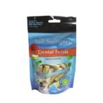 სტომატოლოგიური სნექი ატმის არომატით 130გრ / Tailswingers dental twist roll Peach flavor smallbites 130gr