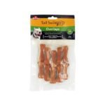 საღეჭი ძვლები ქათმის ხორცით 5სმ 100 გრ / Tailswingers  overlaps chew bone with chicken 5cm 100gr