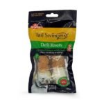 საღეჭი ძვლები ქათმით 11,5სმ 60გრ / Tailswingers deli knots with chicken 11.5cm 60gr