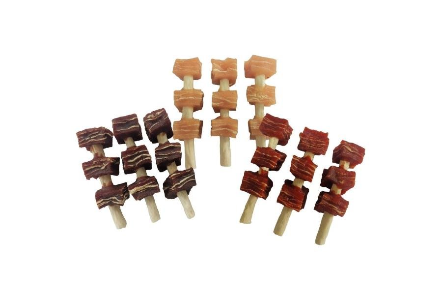 საღეჭი ჩხირები შერეული ხორცის მიქსი 1ცალი 10სმ / Tailswingers Meaty-mix sticks 10cm 1pcs. - ZooLife.ge