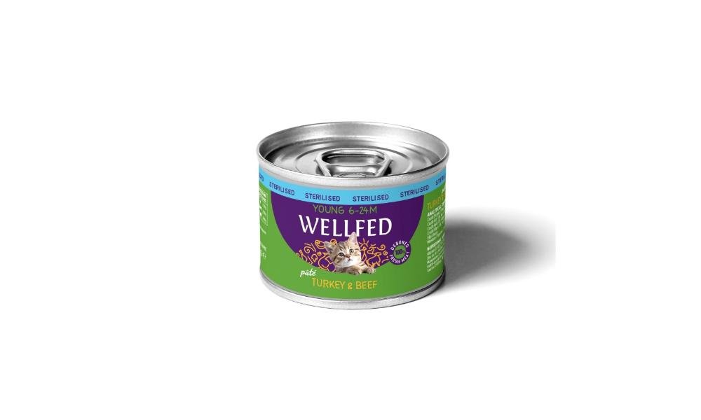 საკვები სტერილიზებული კნუტებისთვის საქონლი&ინდაური 200გრ - ZooLife.ge