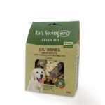 ხრაშუნა ორცხობილების მწვანე მიქსი პატარა ძვლები 400გრ / Tailswingers green mixLiL'bones biscuits 400gr