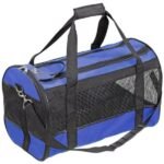 ცხოველის გადასაყვანი ჩანთა ლურჯი ზომა M 50x28x30სმ / Carrying bag Divina blue M 50x28x30cm