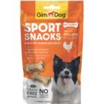 სნექი ძაღლებისთვის - ფრინველის ხორცით 60გრ /Gimborn  GimDog Sport Snacks with Poultry 60gr