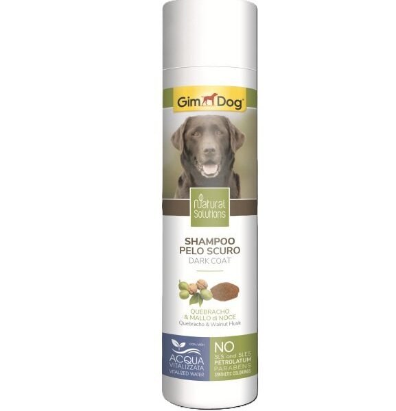 შამპუნი ძაღლებისთვის (მუქი ბეწვი) 250მლ / Gimborn Gimdog shampoo darck coat 250ml