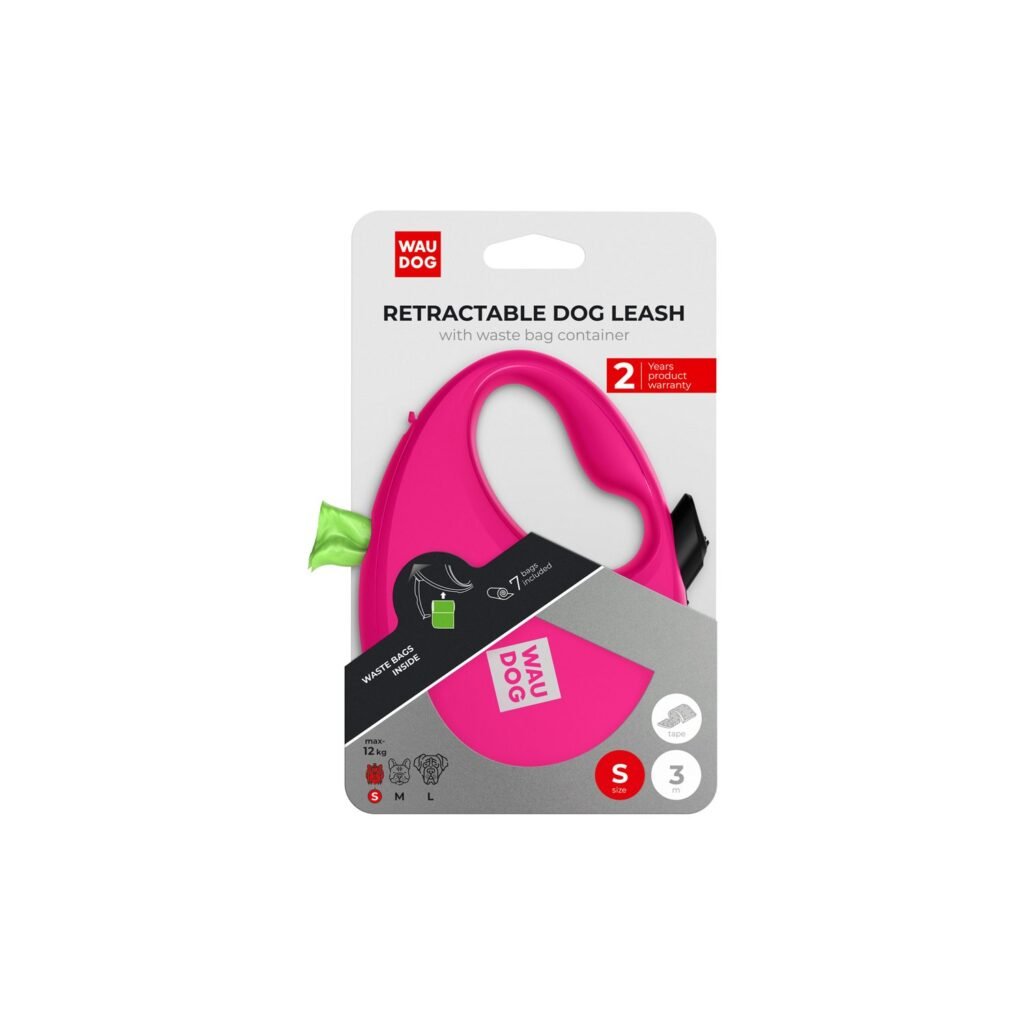 ძაღლის სატარებელი ამრეკლი ლენტით ზომა S 3მ 12კგ-მდე - ZooLife.ge