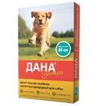 Дана Ультра ინსექტოაკარიციდული საყელო ძაღლებისათვის - 60 სმ , ფირუზისფერი