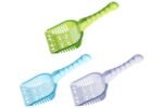 CAT LITTER SCOOP HANKY TRANSPARENT BLUE/GREEN/PU  ?????? 13X28X5,5CM - Image 2
