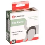 ძაღლის ჰიგიენური ტრუსი + 4 საფენი XS - შავი / Dog pants buckle sasha + 4pads XS-black