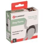 ძაღლის ჰიგიენური ტრუსი + 4 საფენი L - შავი / Dog pants buckle sasha + 4pads L-black