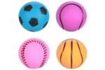 DT RUBBER ALVIN SPORTS BALL NEON 6CM ASSORTMENT DISPLAY