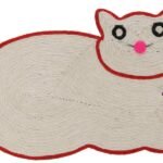 კატის საფხაჭნი ხალიჩა 60x39,5x1სმ /  CT scratching mat mischa beige 60x39,5x1cm