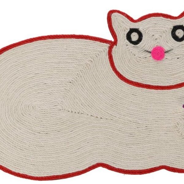 კატის საფხაჭნი ხალიჩა 60x39,5x1სმ /  CT scratching mat mischa beige 60x39,5x1cm