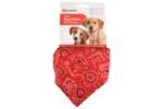 ძაღლის საყელო/ბენდენა წითელი ზომა M 35-50 სმ / Collar bandana pinto red M 35-50cm - Image 2