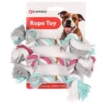 DT COTTON JIM PLAYING ROPE MINI MULTICOLOUR 17CM ASS 3PCS