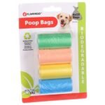 ბიო პარკები ნარჩენებისთვის - ფერადი 4x15ც / Poop bags Afbra Bio mix 4x15pcs