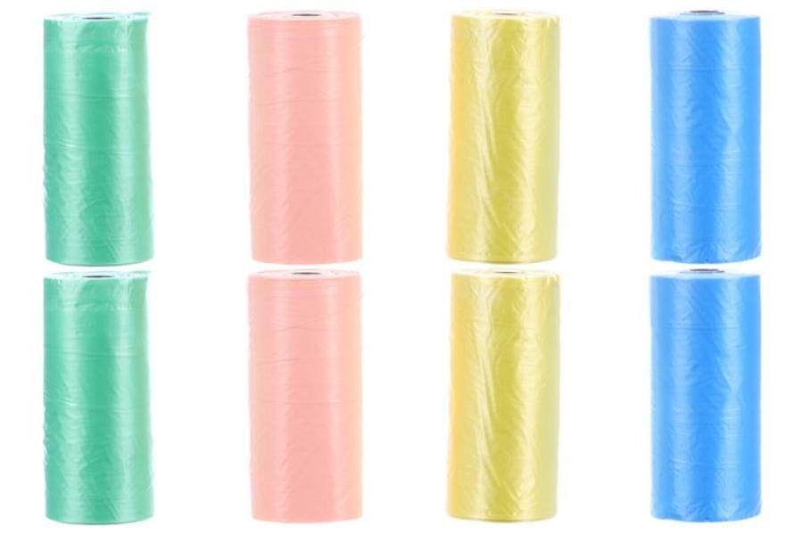 ბიო პარკები ნარჩენებისთვის – ფერადი 8×15ც / Poop bags Afbra Bio mix 8x15pcs - ZooLife.ge