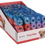 POOP BAGS BONES-PAWS ASSORTMENT DISPLAY 4x15PCS