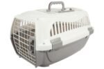 ცხოველის გადასაყვანი კონტეინერი 33x51x31სმ / Transport cage globe grey 33x51x31cm - Image 2