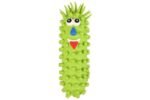 DOG TOY LATEX PRET WORM WITH SPIKES ASS 2 COLOURS 22CM - Image 2