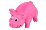 DOG TOY LATEX PIG DISPLAY ASS 3 COLOURS 12CM - Image 4