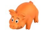 DOG TOY LATEX PIG DISPLAY ASS 3 COLOURS 12CM - Image 3