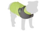ძაღლის საწვიმარი მწვანე 35სმ / Rain coat Juno green 35cm - Image 2