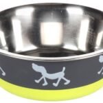 ჯამი ნაცრისფერი/ლიმონისფერი 400მლ 14 სმ /BOWL SILHOUETTE GREY/LIME 400ML 14CM