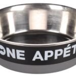 ჯამი მეტალის შავი 21,5სმ 1700მლ /Bowl bone appetit black 1700ml 21,5cm