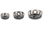 ჯამი მეტალის შავი 21,5სმ 1700მლ /Bowl bone appetit black 1700ml 21,5cm - Image 3