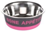 ჯამი მეტალის ვარდისფერი 900მლ 17სმ / Bowl bone appetit fuchsia 900ml 17cm