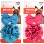 COLLAR ACCESSORIES BOW ARCUM FLOWER BLUE/PINK ASSORTMENT