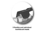 TOOTHBRUSH KERBER SOFT GRIP BLACK RED 20CM - Image 4