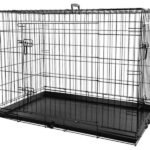 ცხოველების გალია შავი ზომა: XL 109x70x77სმ / Wire cage mezo black size:XL 109x70x77cm